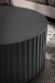 Couchtisch Sofatisch Metall Schwarz 67x67x31 cm Wohnzimmertisch Rund