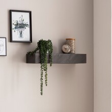 Wandregal 60x10x20 cm Massivholz Steinoptik Hängeregal Regal Modern