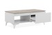 Couchtisch >Bertrix< in Sandstein / weiß - 100x40x55cm (BxHxT)