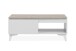Couchtisch >Bertrix< in Sandstein / weiß - 100x40x55cm (BxHxT)