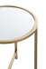 Beistelltisch >24742< in gold, Metall, Spiegel 5 mm - 53x39cm (HxD)