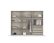 Drehtürenschrank >Monostar< in seidengrau aus...