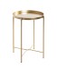 Beistelltisch >25266< in gold, Metall - 50x39cm (HxD)