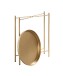Beistelltisch >25266< in gold, Metall - 50x39cm (HxD)