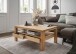 Couchtisch >2134< in Eiche massiv, Eiche Massiv - 110x49x70cm (BxHxT)