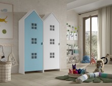 Kleiderschrank >CASAMI BRUGES< in Korpus Weiß...