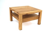 Couchtisch >2152< in Eiche, Gestell Eiche - 70x48x70cm (BxHxT)