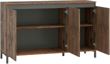 Sideboard >GENIO industrial< in Eiche,...