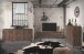 Sideboard >GENIO industrial< in Eiche, Holzwerkstoff - 184x84x40cm (BxHxT)