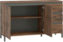 Sideboard >GENIO industrial< in Eiche,...