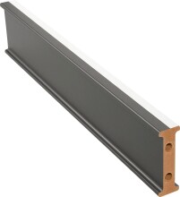 Schuhschrank >GENIO industrial< in Eiche, Holzwerkstoff - 138x110x40cm (BxHxT)