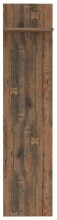Garderobenpaneel >GENIO industrial< in Eiche, Holzwerkstoff - 40x170x26 (BxHxT)
