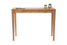 Konsole >Kona< in braun, Wildeiche massiv  - 100x80x30cm (LxHxT)