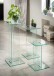 Beistelltisch >7/150< in Klarglas, Glas - 25x56x25cm (BxHxT)