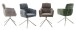 Armlehnstuhl >QUEBEC< (2-er Set) in Taupe, Polyester - 60x92x64cm (BxHxT)