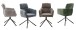 Armlehnstuhl >QUEBEC< (2-er Set) in Olive, Polyester - 60x92x64cm (BxHxT)