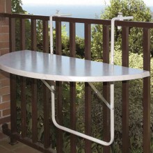 Balkonhängetisch >Balkontisch< in weiß,...