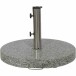Schirmständer-Platte >Granit< in grau, Granit/Edelstahl - 55x6x55cm (BxHxT)
