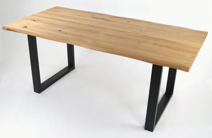Esstisch >9208-160< in Eiche, Eiche Massiv - 160x76x90cm (BxHxT)