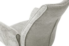 Armlehnstuhl >DIVERIA< (2-er Set) in Taupe, Polyester - 64x90x66cm (BxHxT)