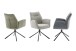 Armlehnstuhl >DIVERIA< (2-er Set) in Taupe, Polyester - 64x90x66cm (BxHxT)