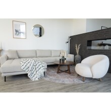 Couchtisch >Hellerup< in Braun, Nussbaum - 75x36x75cm (BxHxT)