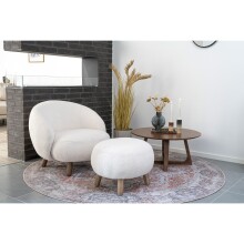 Couchtisch >Hellerup< in Braun, Nussbaum - 75x36x75cm (BxHxT)