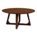 Couchtisch >Hellerup< in Braun, Nussbaum - 75x36x75cm (BxHxT)