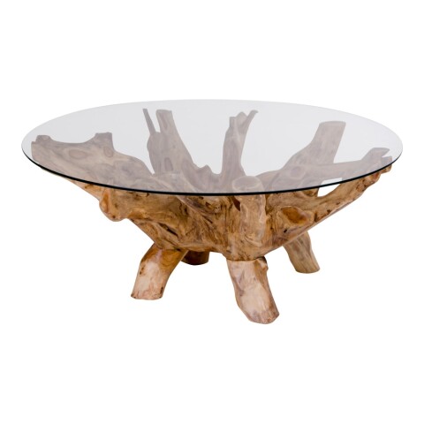 Couchtisch >Amazon< in Natur, Teak - 110x50x110cm (BxHxT)