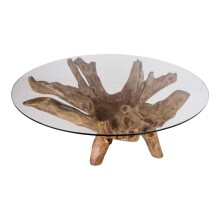 Couchtisch >Amazon< in Natur, Teak - 110x50x110cm (BxHxT)