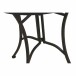 Gartentisch >Stella< in matt schwarz - 35,5x69,5x70 (BxHxT)