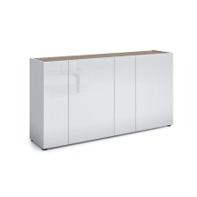 Sideboard >Tango< in weiss hochglanz - 174x92x40cm (BxHxT)