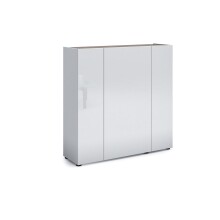 Schuhkommode >Tango< in weiss hochglanz - 116x115x35cm (BxHxT)