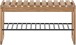 Schuhbank >BANTRY< in holzfarben, Eiche massiv geölt - 88x45x30cm (BxHxT)