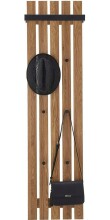 Garderobenpaneel >BANTRY< in holzfarben, Eiche massiv geölt - 40x120x22 (BxHxT)