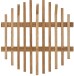 Garderobenpaneel >BANTRY< in holzfarben - 58x60x11x60 (BxHxTxD)
