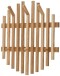 Garderobenpaneel >BANTRY< in holzfarben - 58x60x11x60 (BxHxTxD)