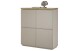 Kommode >PALAMOS< in holzfarben/grau, HWP - 113x123x40cm (BxHxT)