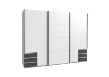 Kleiderschrank-Set >Seattle< in Weiß - 273x213x65cm (BxHxT)