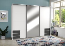 Kleiderschrank-Set >Seattle< in Weiß -...