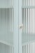 Vitrine >Milton< in mintgrün, Stahl - 40x101,5x40cm (BxHxT)