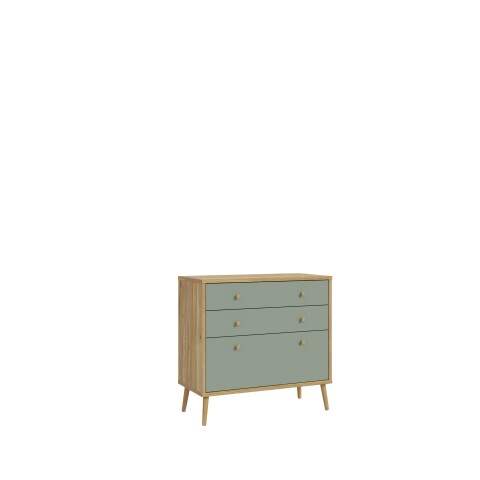 Kommode >Whenua< in Natural Eiche - 88,8x86,3x41,5cm (BxHxT)