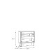 Kommode >Whenua< in Natural Eiche - 88,8x86,3x41,5cm (BxHxT)