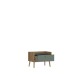 Nachtschrank >Whenua< in Mauvella Eiche, Salbei - 59,8x45,2x41,5cm (BxHxT)