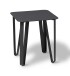 Beistelltisch >Beistelltisch Emma 1< in schwarz - 40x45x40 (BxHxT)