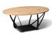Couchtisch >Mona < in schwarz/braun - 100x40x60 (LxHxT)