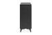 Kommode >Bertrix< in Schiefer dunkel / anthrazit - 88x92x40cm (BxHxT)