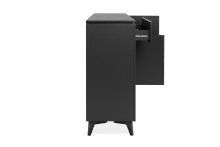 Sideboard >Bertrix< in Schiefer dunkel / anthrazit - 177x92x40cm (BxHxT)