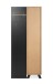 Kompaktgarderobe >Medan< in Dekor Artisan Oak / anthrazit - 80x190x37cm (BxHxT)