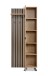 Kompaktgarderobe >Medan< in Dekor Artisan Oak / anthrazit - 80x190x37cm (BxHxT)